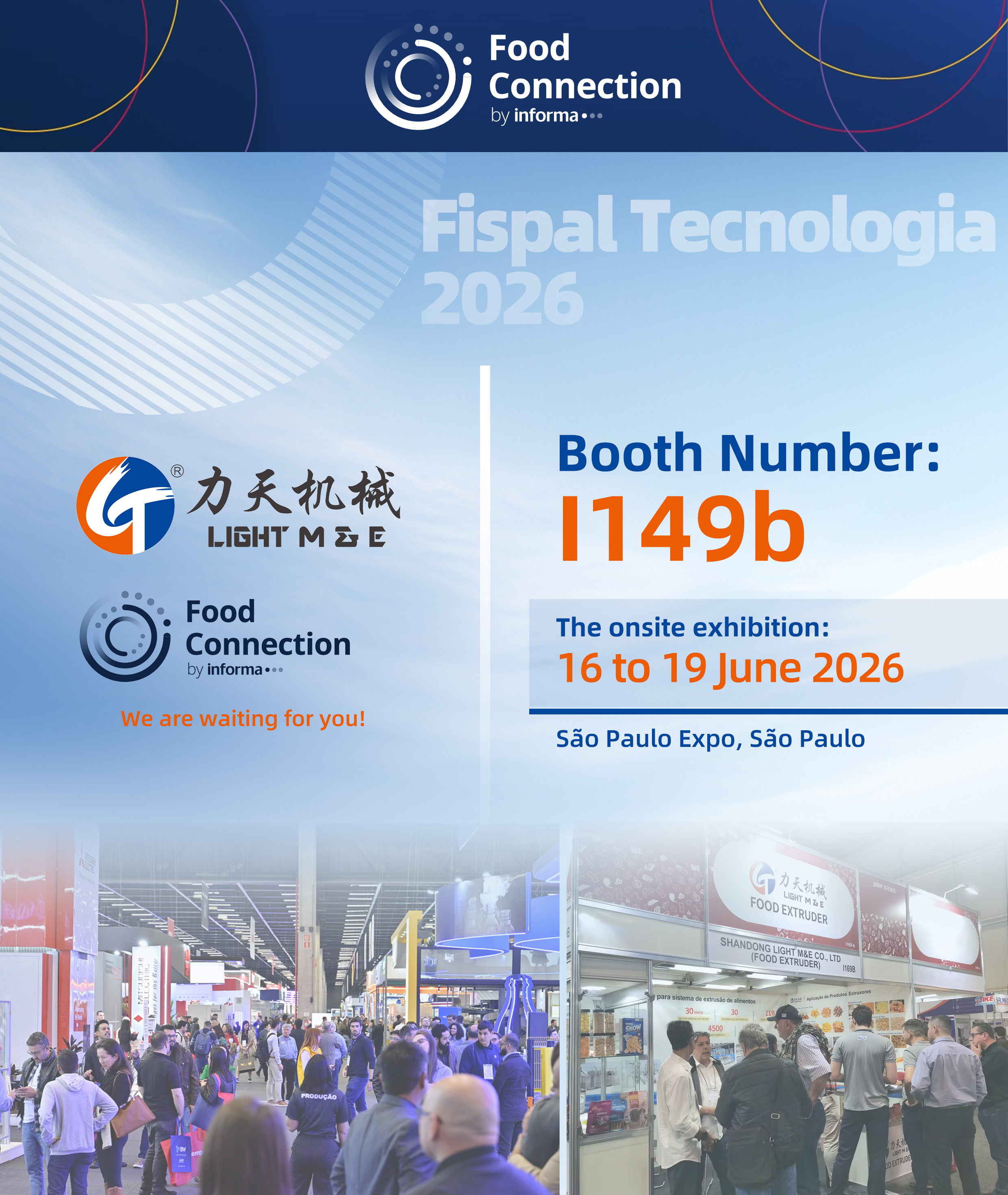 Shandong LIGHT M&E CO.,LTD ستحضر Fispal Tecnologia 2026 في البرازيل